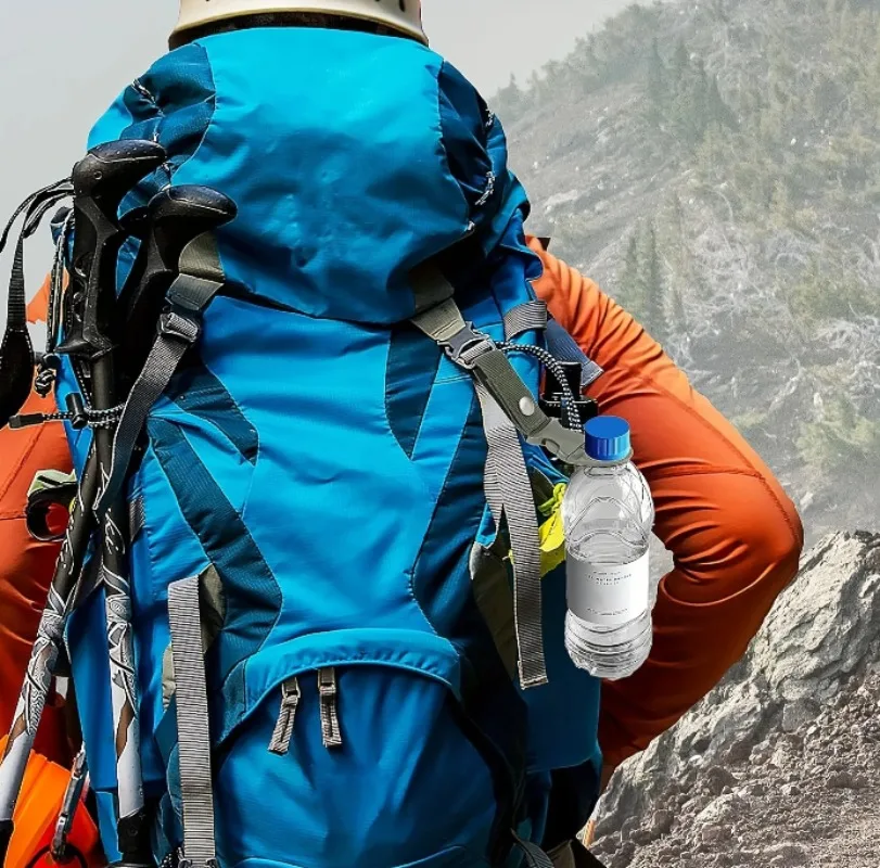 

1 Durable Bottle Clip, Convenient Hydration, Suitable For Outdoor Adventures, Camping, Hiking, Mountaineering,