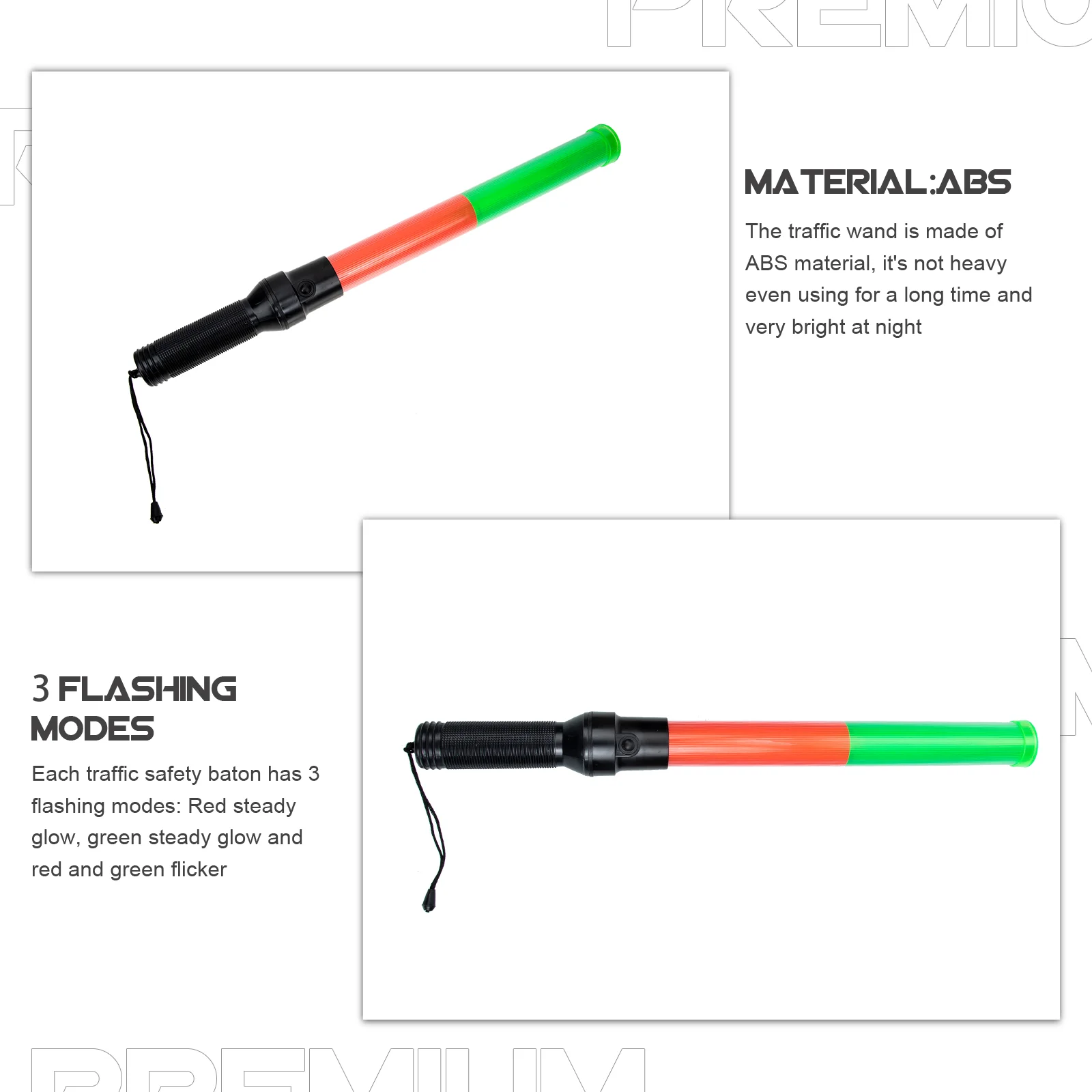 Llaveros Tráfico Recargable Bright Glow Stick Strobe Portátil Sticks
