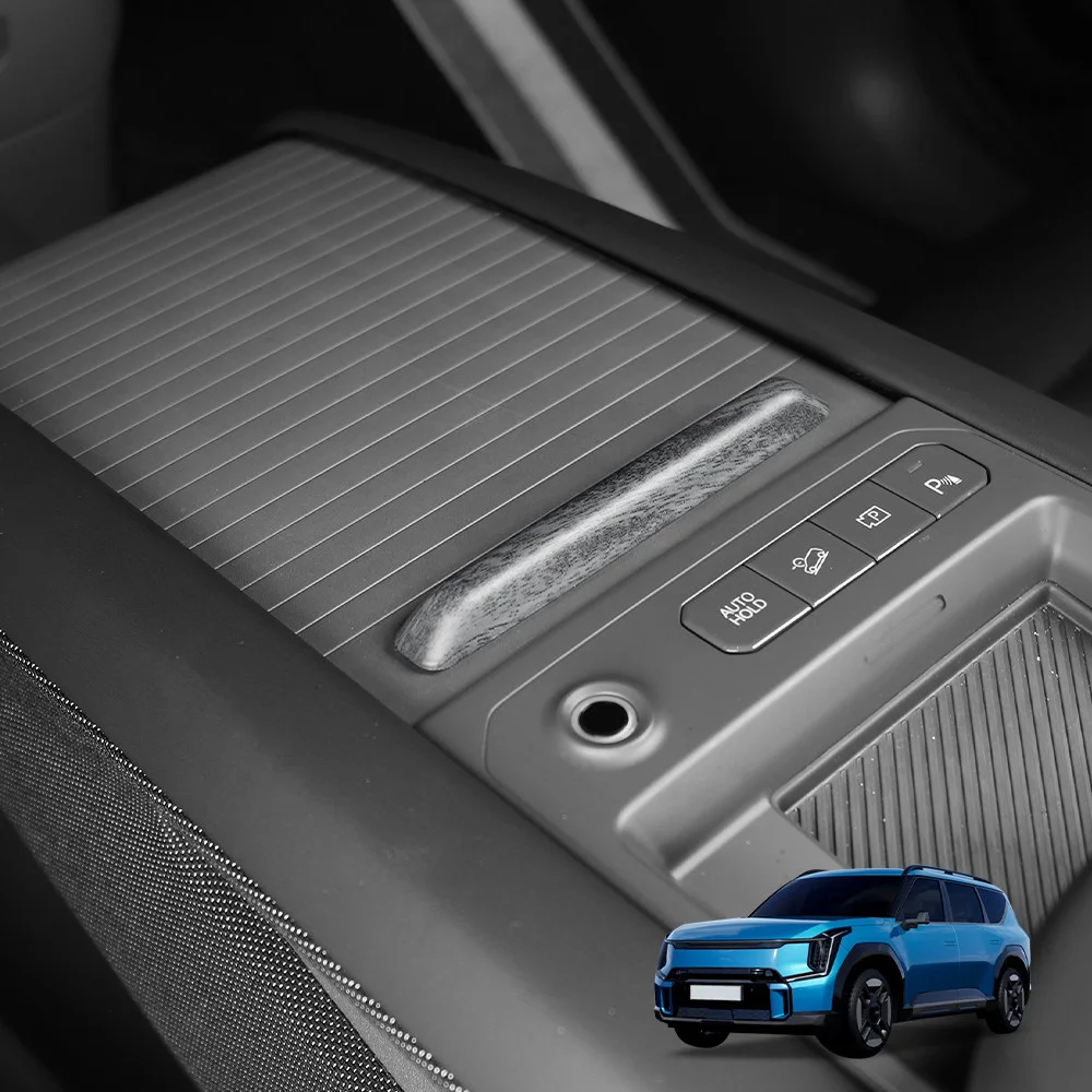 

For Kia EV9 Console Central Decotation Trim Stripes Interior Mouldings Style Auto Accessories