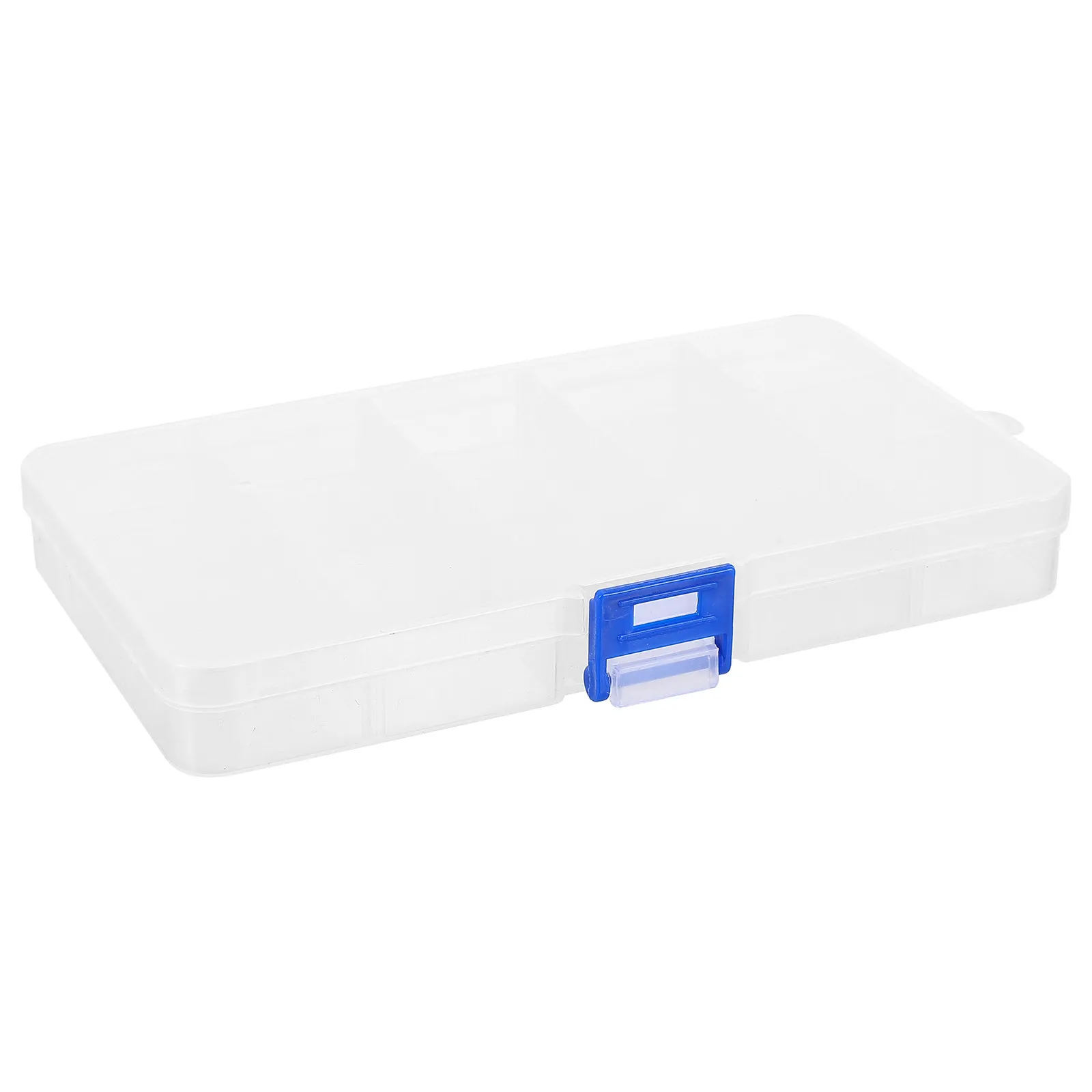 5Pcs 15-Compartment Pill Organizer Boxes Transparent Portable Dustproof Medicine Storage Container for Travel Jewelry Earplugs