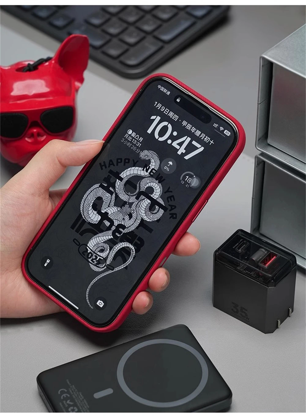Luxus Faser Leder Stoßfest Fall Für iPhone 17 Pro Max 16 15 14 Plus 13 12 Für MagSafe Magnetische Drahtlose lade Zurück Abdeckung – Detail 13