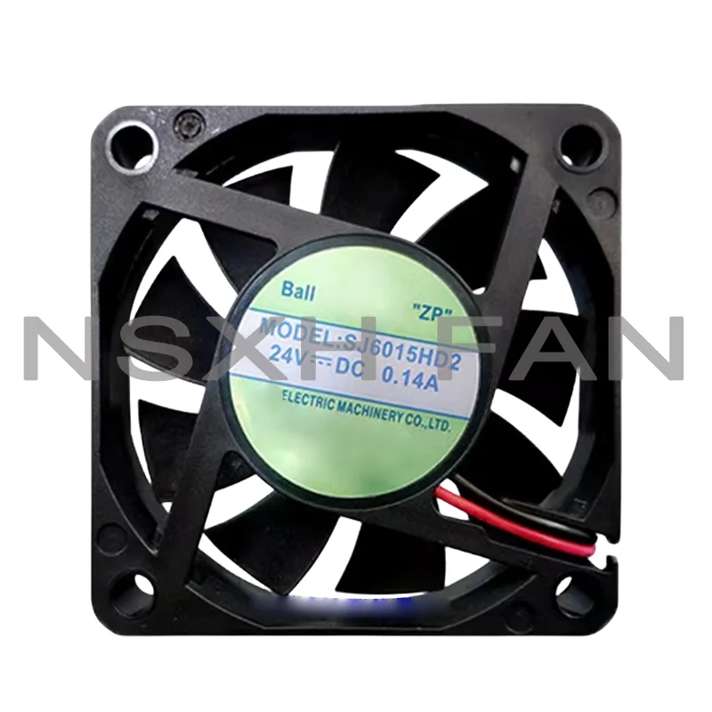 New SJ6015HD2 24V 0.14a 6015 6cm Silent Industrial Cabinet Power Supply Chassis Fan