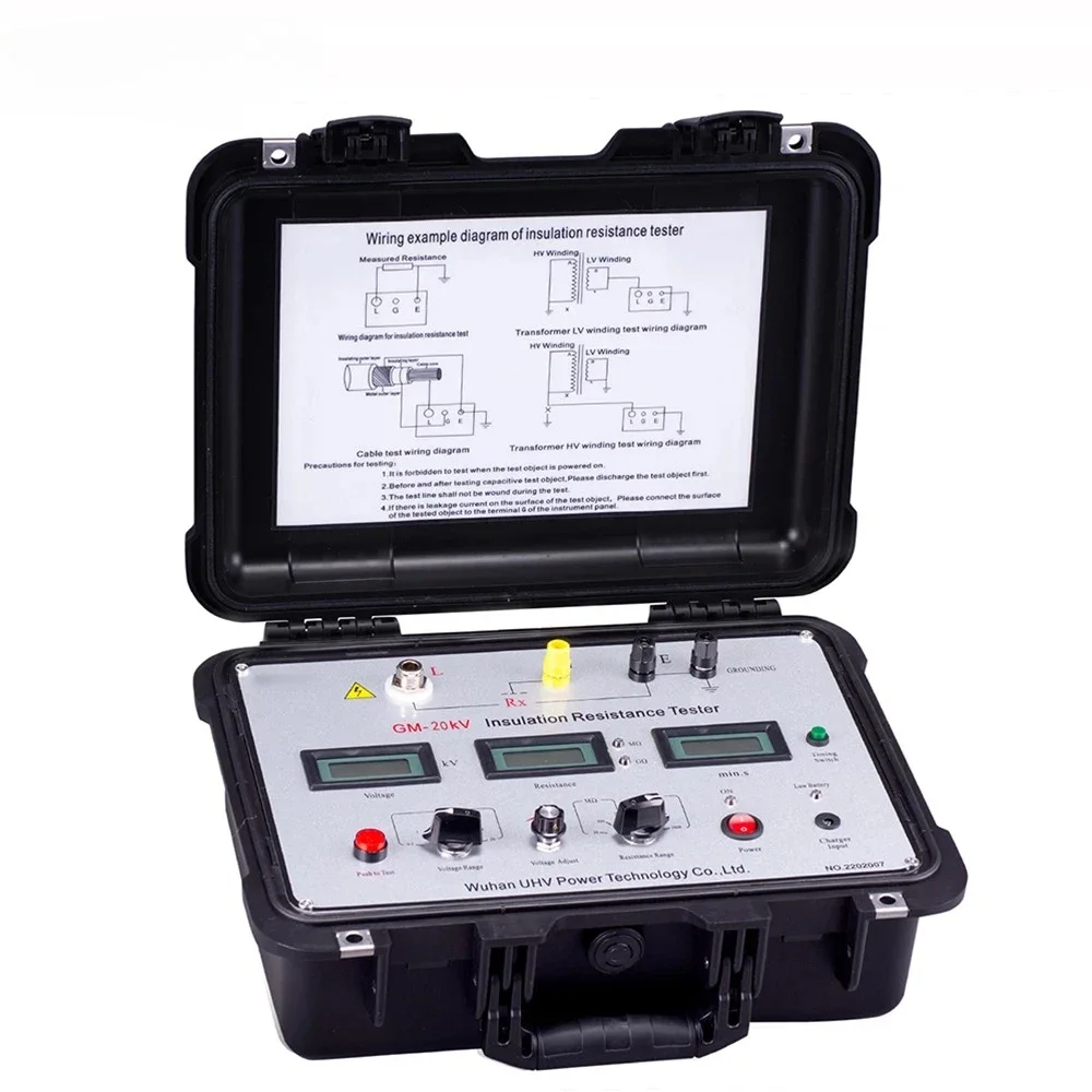 exquisite craftsmanship GM-20kV Portable low-price intelligent insulation resistance tester