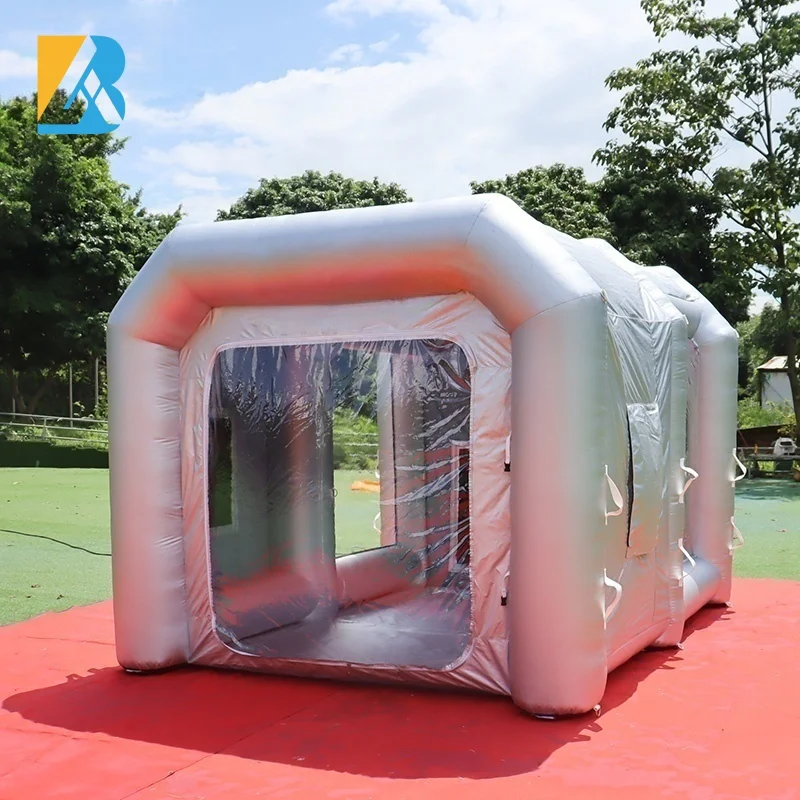 Portable Blow up Paint Booth Small Inflatable Paint Booth for Dust-free Workshop Toys