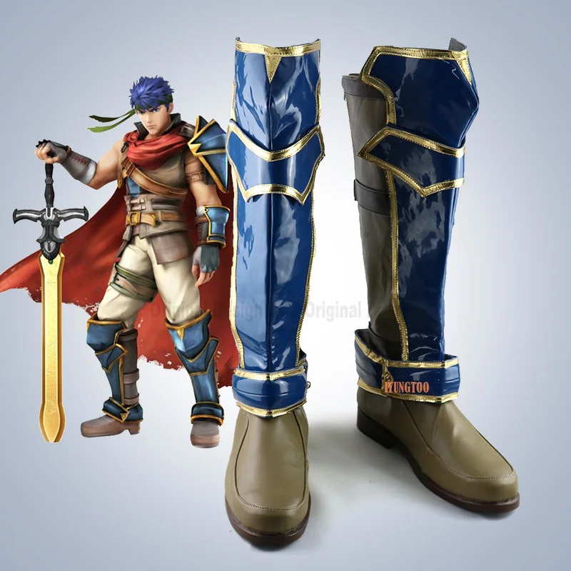 

Fire Emblem: Three Houses Ike Characters Anime Costume Prop Cosplay Shoes Boots