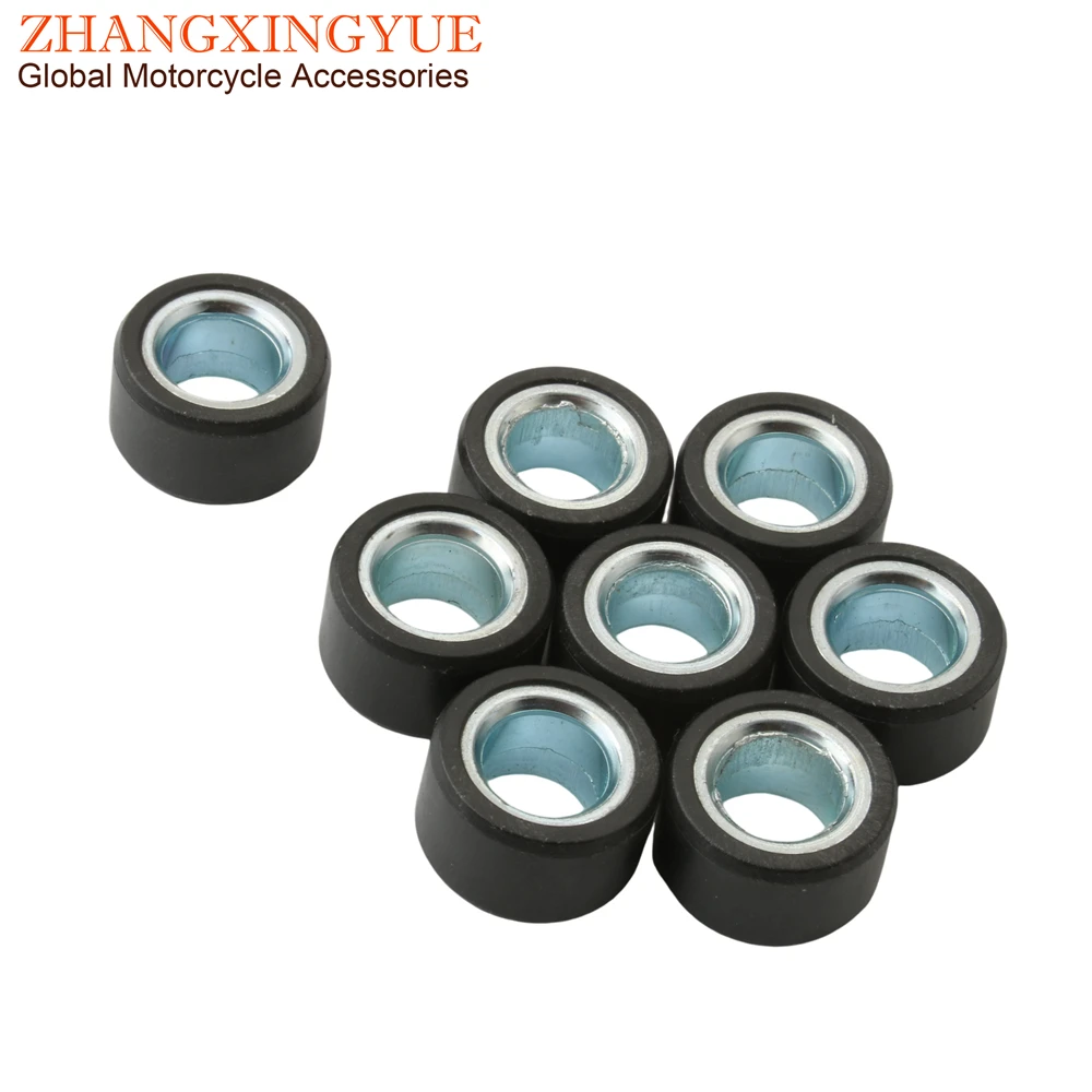 8PC Racing XMax 250 Performance Variator Roller 12g Wałki 20x12mm Do Yamaha YP250 Yp Majesty250 X-City250 X-Max 250cc 4T