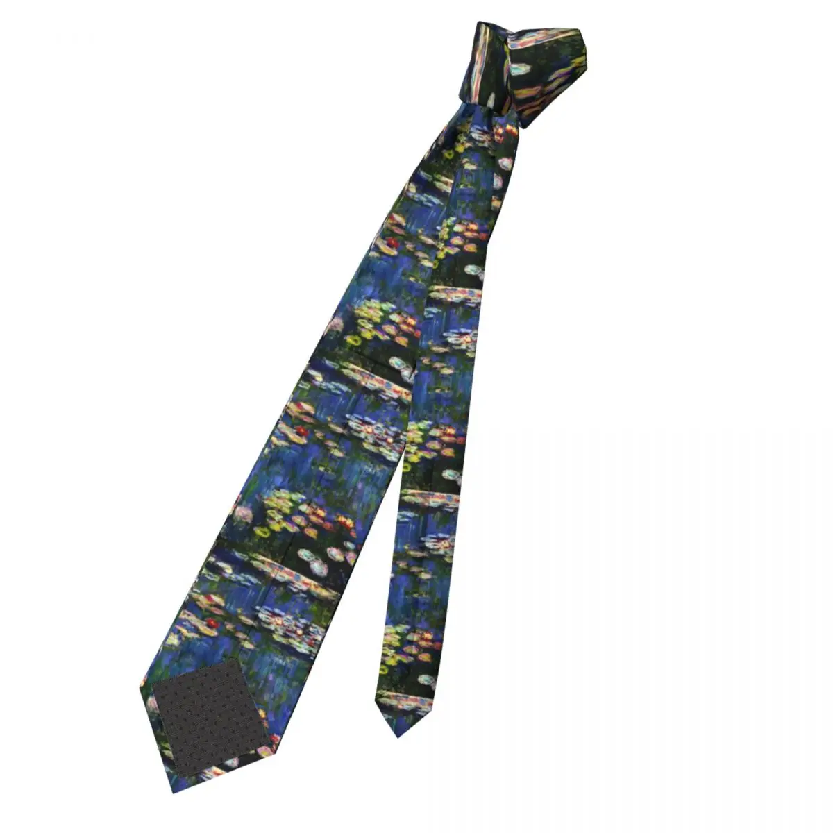 Formal Water Lilies By Claude Monet Neckties Men Customized Silk Modern Painting Art Party Ties