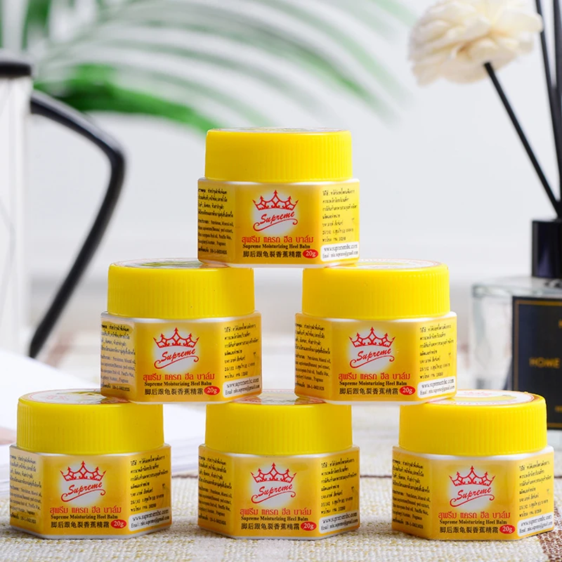 1 Box 20g Natural Banana Oil Anti-Drying Crack Foot Cream Heel Cracked Repair Cream Removal Dead Skin Hand Feet Care