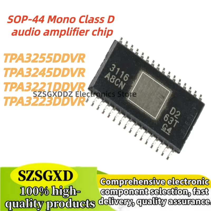 1pcs 100% New TPA3221DDVR TPA3221 3221 TPA3223DDVR TPA3223 3223 TPA3255DDVR TPA3255 3255 TPA3245DDVR TPA3245 3245 HTSSOP-44