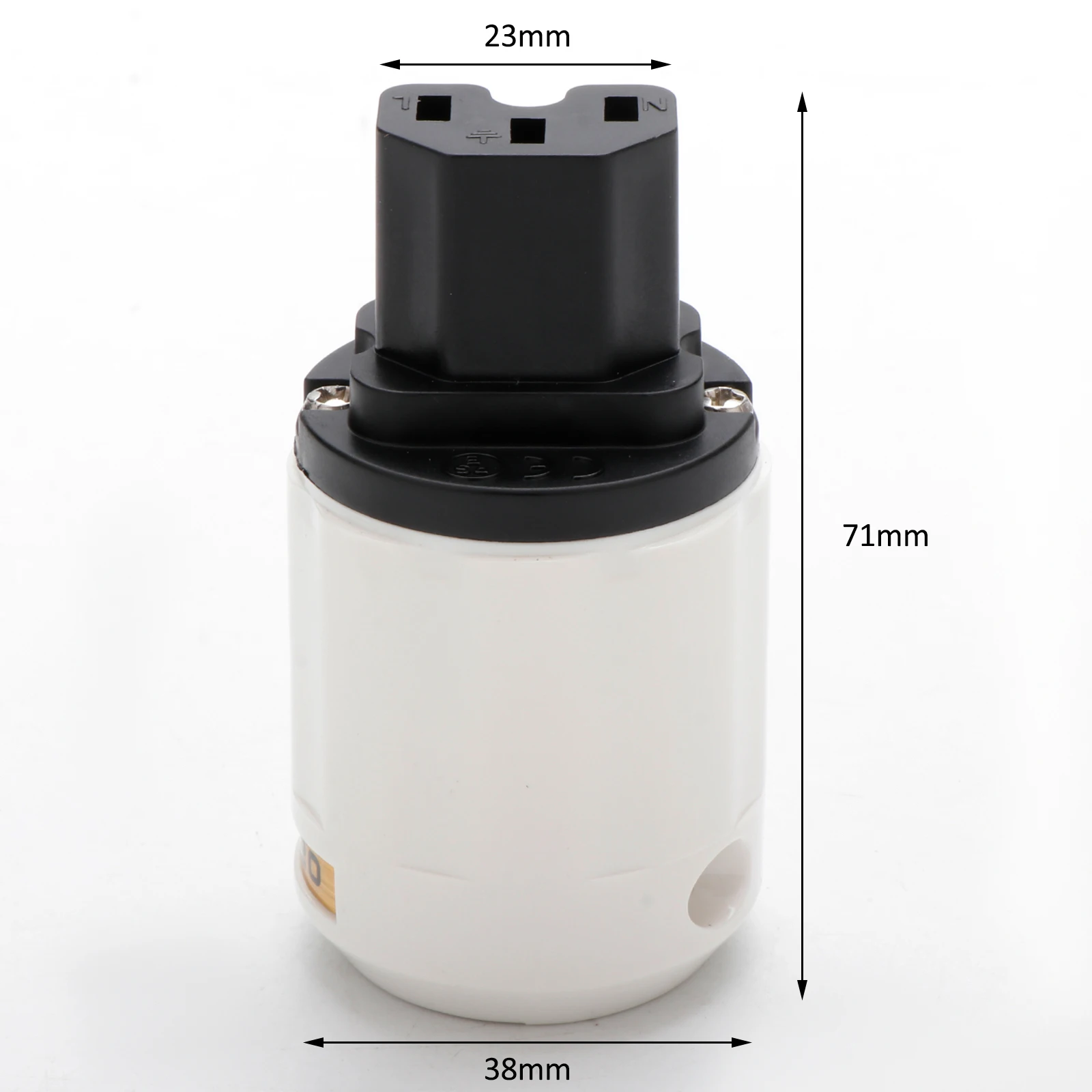 Paar P-320E vergoldet eu schuko us power stecker C-320 iec stecker 125v iec c15 stecker diy stromkabel – Detail 6