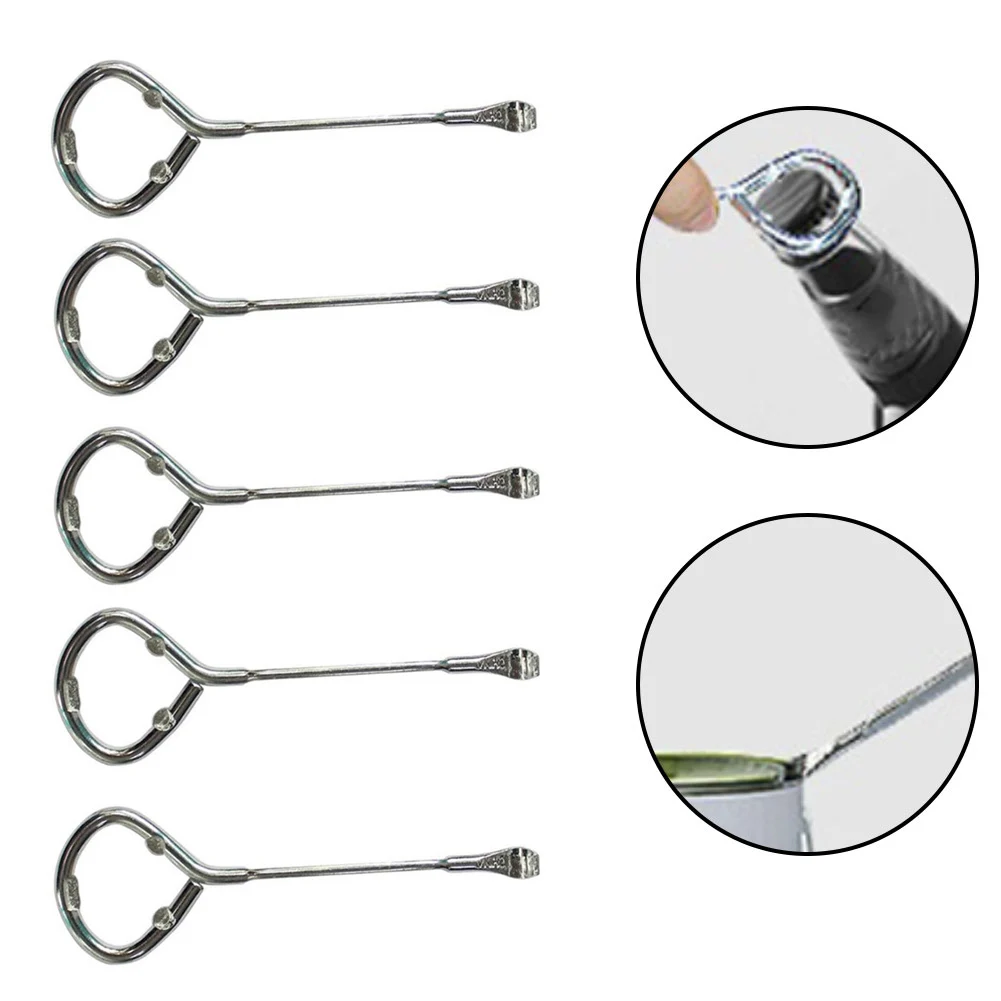 

5Pcs/Set Portable Bottle Opener Multifunction Manual Can Opener Paint Bucket Screen Beer Jar Lid Opener Kitchen Accessories