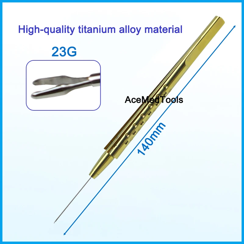 23G Microsurgical Intraocular Forceps Retinal Capsulorhexis Sissors Capsulorhexis Foreign Body Forceps Ophthalmic Instrument
