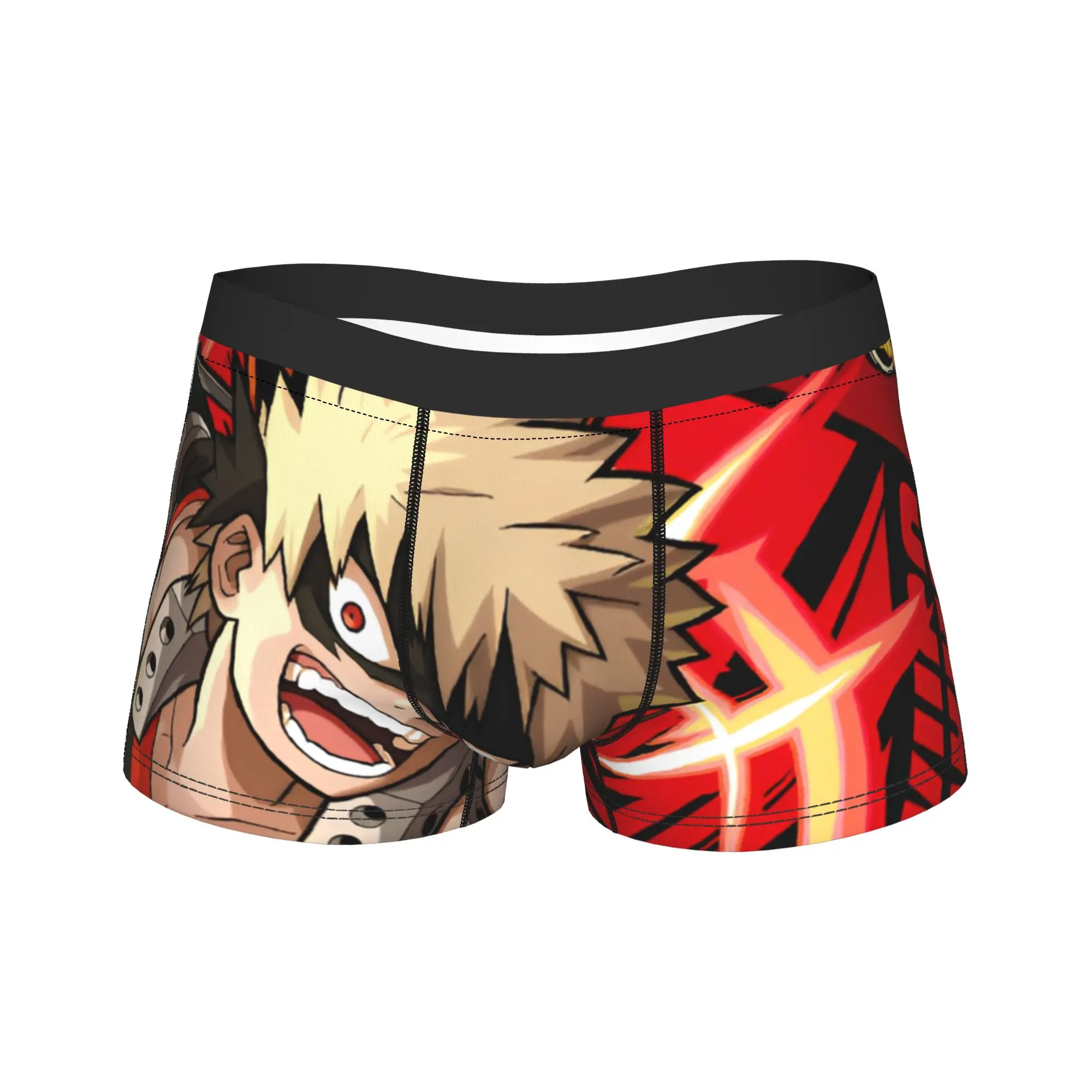 My Hero Academia Underwear  Comfortable Underpants Printing Shorts Briefs For Male Pouch Plus Size Trunk