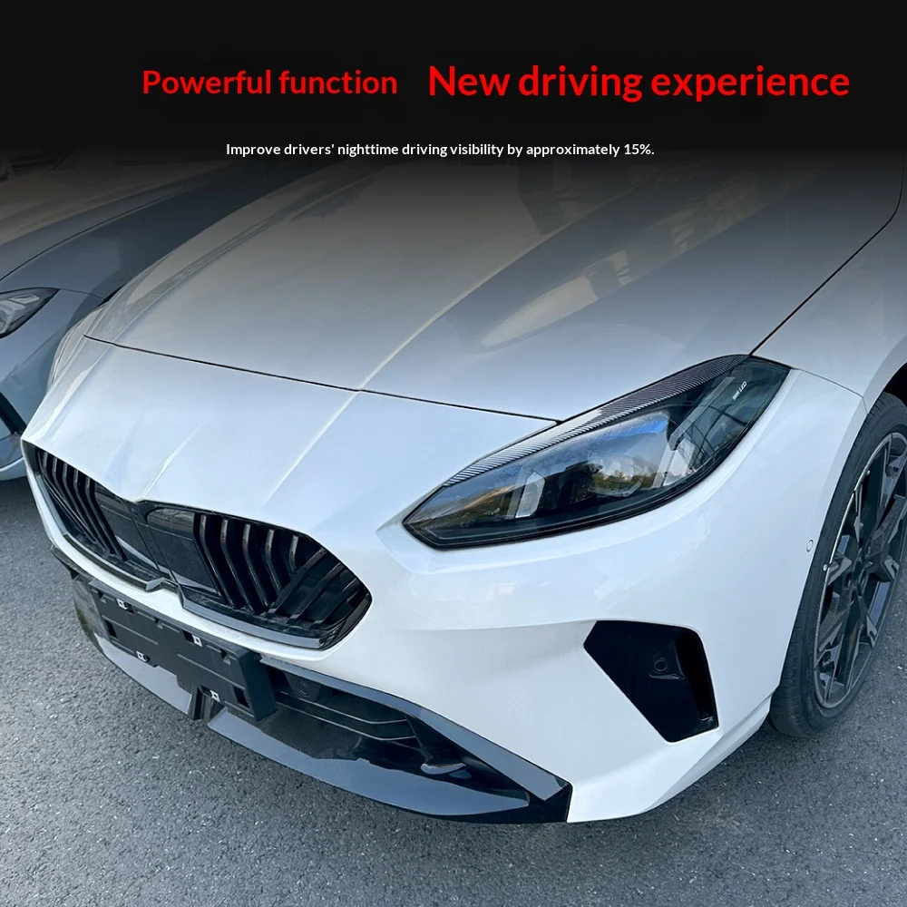 Applicable to 2024 BMW BMW 1 Series F70 2 Series F74 Headlight Light Eyebrow Decorative Car Sticker Cross-border Modification A