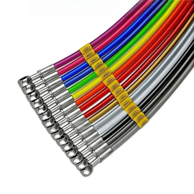 

British HEL steel hose Motorcycle custom brake fluid hose
