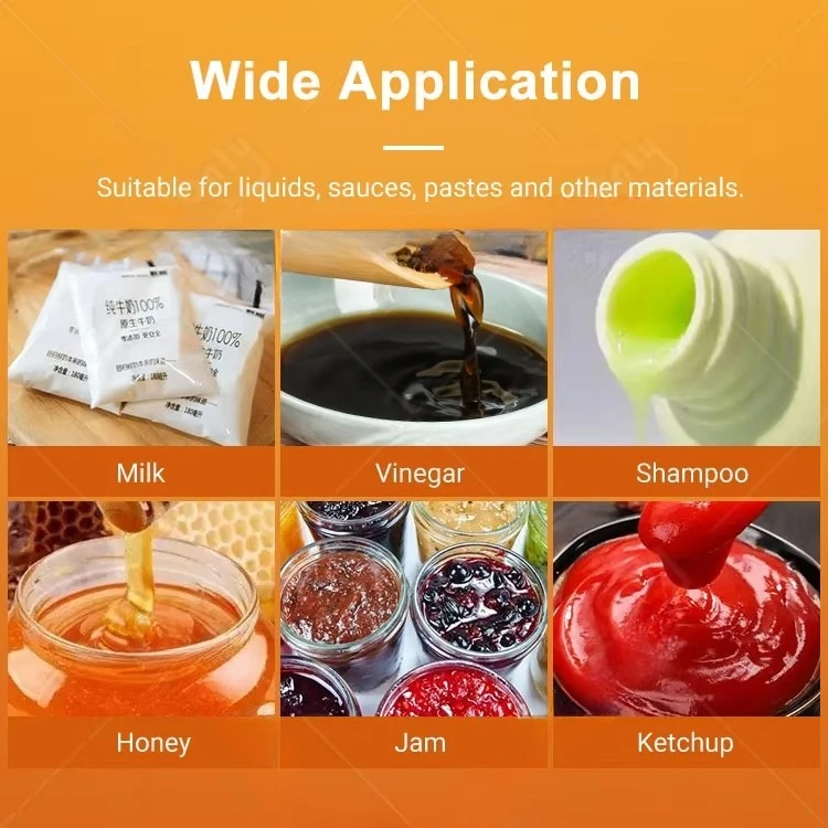 Оборудование для упаковки варенья Машина для упаковки меда кетчупа