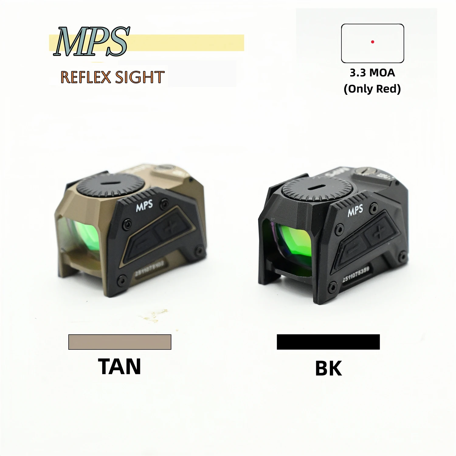 Steiner MPS مسدس البصر 3.3 MOA المدمجة الصيد استشعار الحركة ريد دوت ريفلكس مشاهد صالح لنطاق بندقية غلوك الادسنس