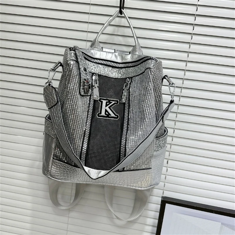 

2025 New High-end Mochilas Mujer Casual Large-capacity Travel Backpack Shoulder Oblique Women's Bag Pack Bolsas Femininas