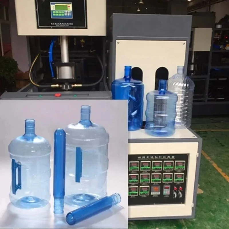 Customized 4 Cavities Semi-Automatic Speed Plastic PET Water Bottle Blowing Machine