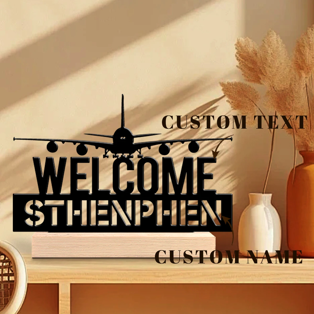 Desktop Laser Engraver - 1pc Personalized Iron Desktop Ornament Custom