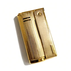 IMCO Stainless Steel Oil Refueling Gasoline Lighter 6800 Golden Silver Nostalgic Men'S Cigarette Lighter