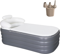 Adult Portable Inflatable Folding Bathtub Outdoor Large Size PVC Material