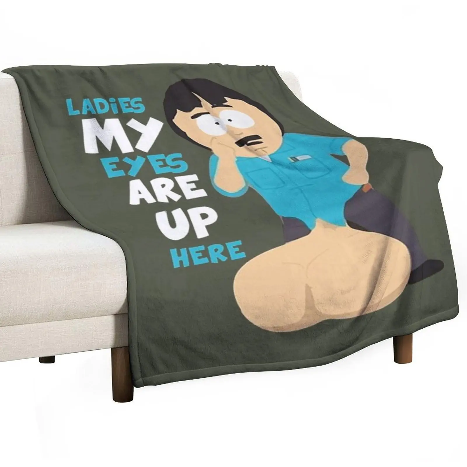 South Park Big Balls Throw Blanket All Season Lightweight Soft Blanket for Bed