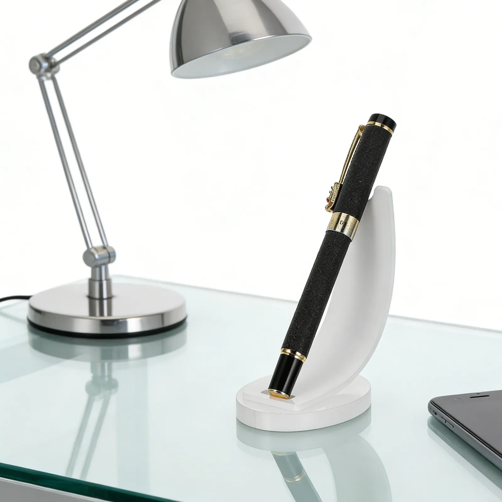 

3Pcs Plastic Acrylic Pen Display Stand Single Upright Desk Holder for Pens Pencils Brushes Office Home Retail Counter Display
