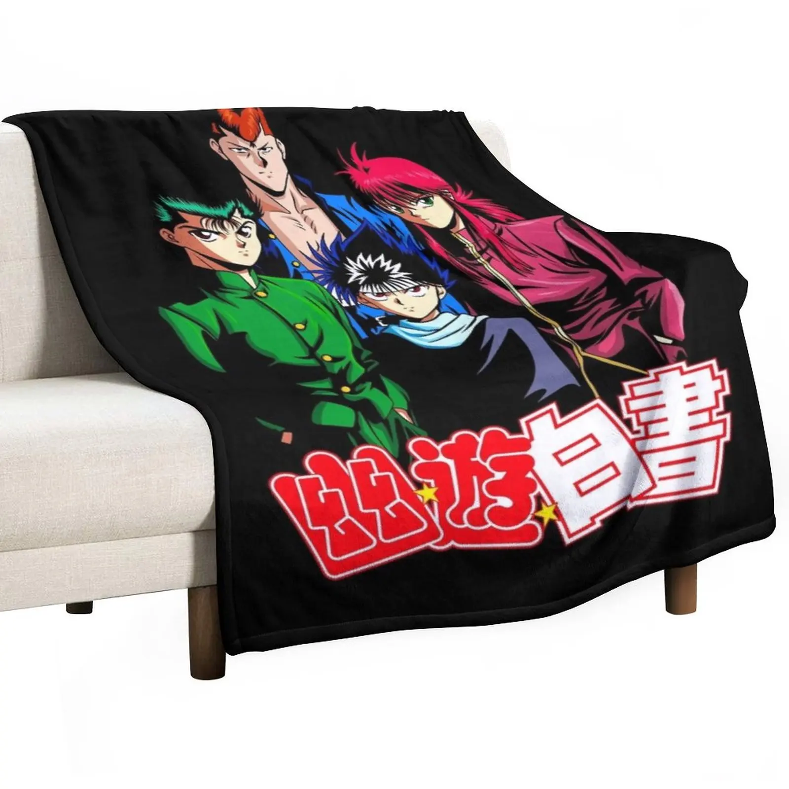 

Yuyuhakusho Squad Throw Blanket Comforter Blanket Cute Blanket