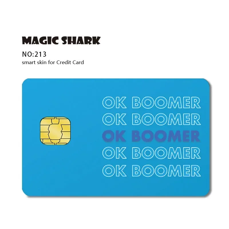 50+ verschillende Stijlen Brak Geld Schedel Stonks Poker Sticker Film Tape Skin voor Creditcard Debetkaart Grote Chip HT12