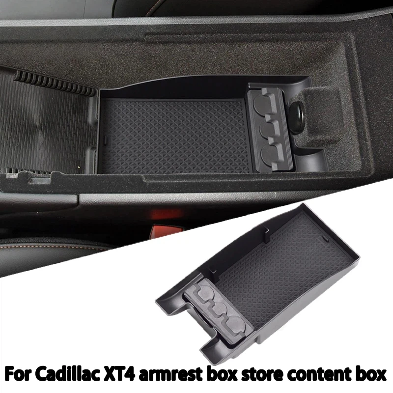 Suitable for Cadillac XT4 interior center armrest box storage box XT4 additional compartment storage box