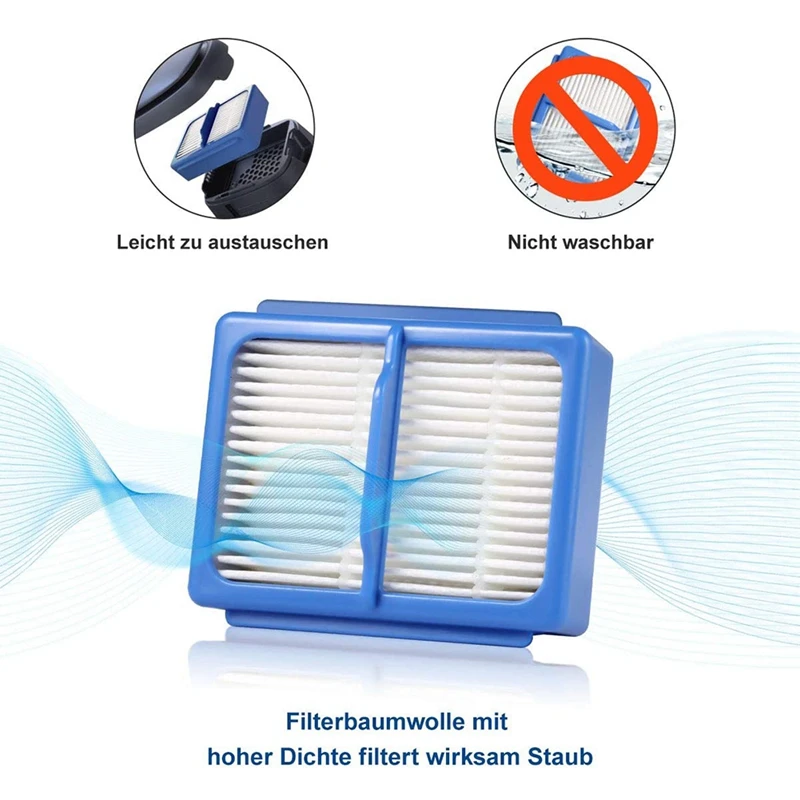 مرشحات HEPA البديلة المتوافقة مع ملحقات المكنسة الكهربائية اللاسلكية AEG QX9 QX9-1-50IB ASKQX9