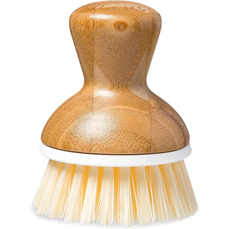 Full Circle Bubbly Palm Brush – Family Safe, Formaldehyde-Free – Ergonomic Palm Scrubber with Handle for Kitchen Cleaning