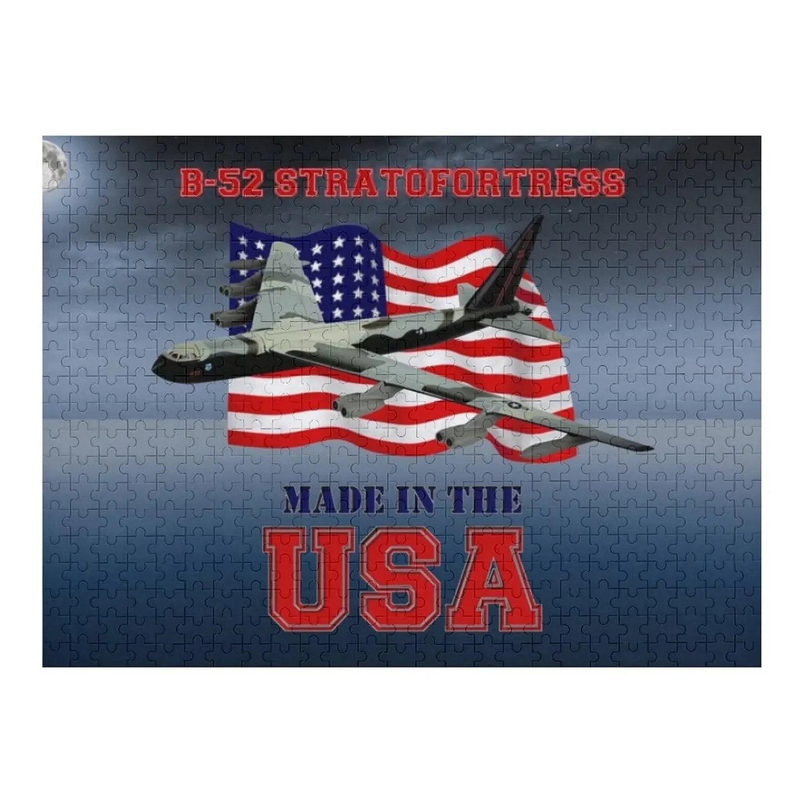 

B-52 Stratofortress Made in the USA Jigsaw Puzzle Customized Gifts For Kids Personalised Name Personalized Baby Object Puzzle