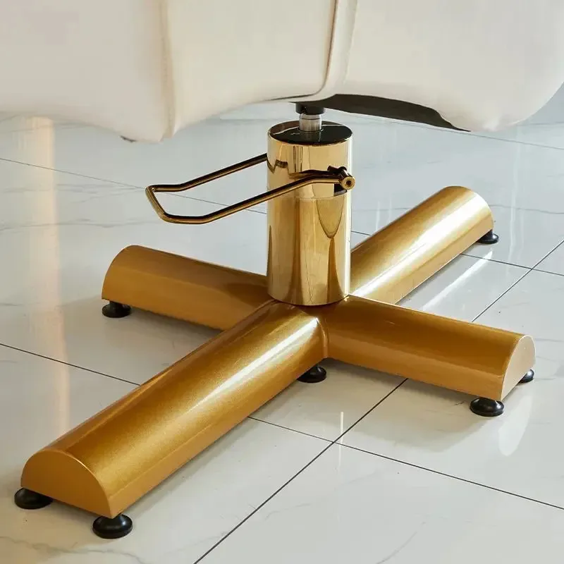 

Modern luxury golden base lifting lash bed beauty massage bed with light for beauty salon