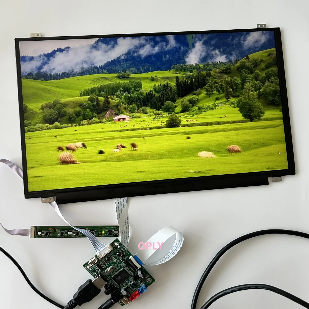 DIY 13.3 inch 1920X1080 IPS panel monitor + EDP Controller board VGA/Type-C USB/ HDMI compatible for PC PS X360 Laptop raspberry