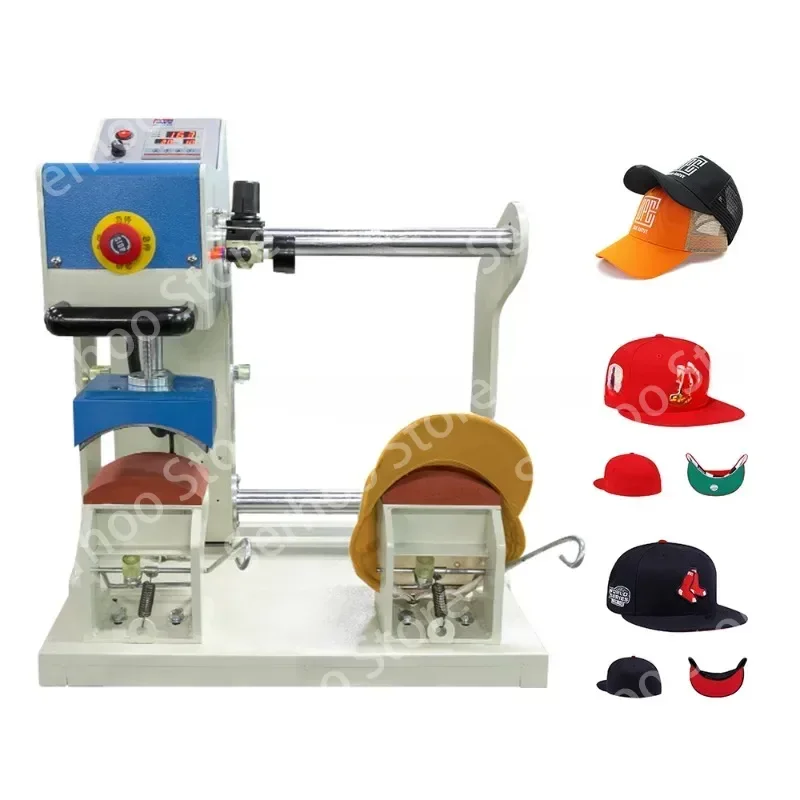 Machines for Automatic Hat Heat Press Machine Snapback Cp Machine Cap Provided 40 Pneumatic PLC Flatbed Printer Semi-automatic