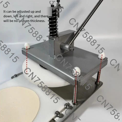 

Пресс для теста из нержавеющей стали 16/20/25 см, коммерческий кухонный комбайн. Ручной пресс для теста для пиццы