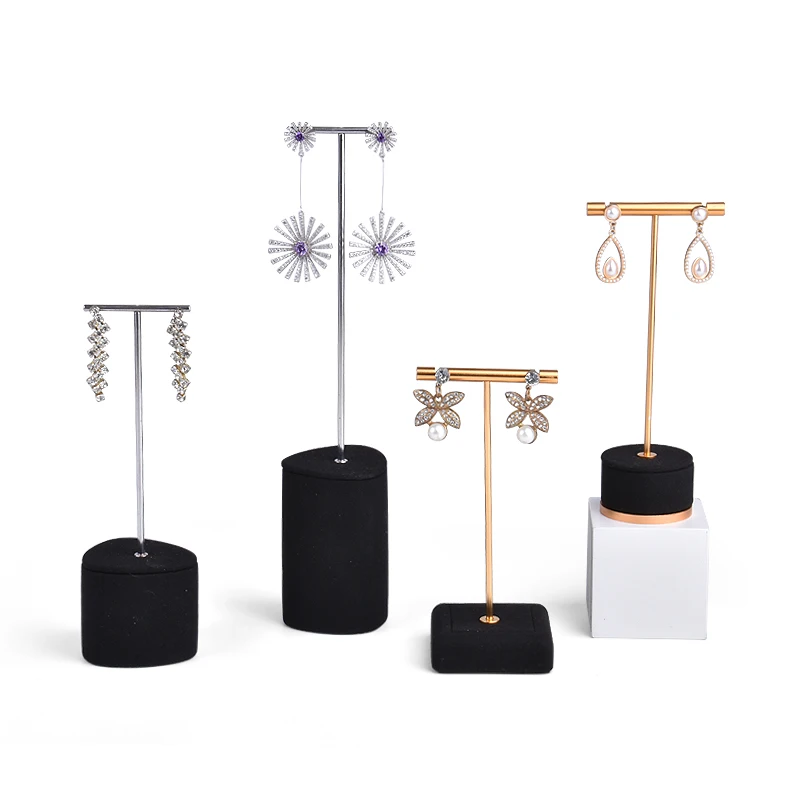 Creative Vertical Earring Display Stand - Earring Storage Rack for Stud Earrings & Dangle Earrings | Jewelry Photography Prop &