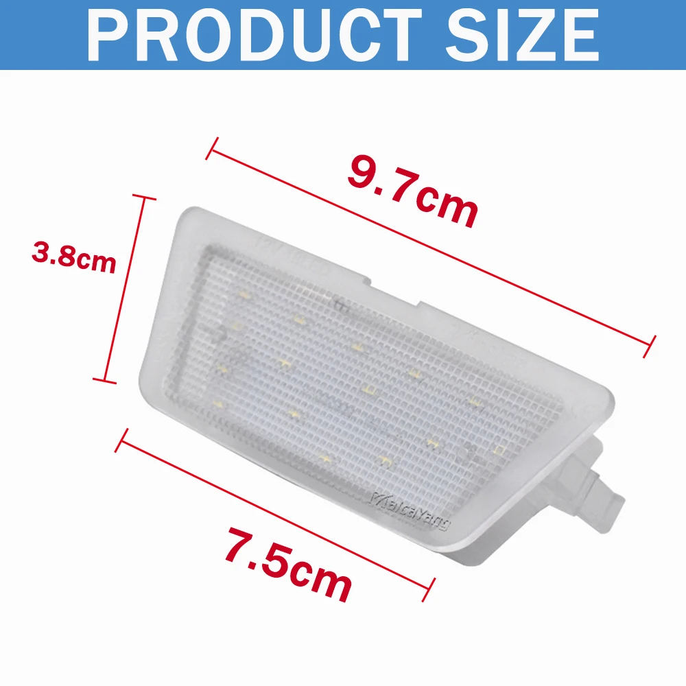1PCS High Performance Car Rear LED License Number Plate Light For Vauxhall Opel Astra G MK4 HB Saloon 1998-2004