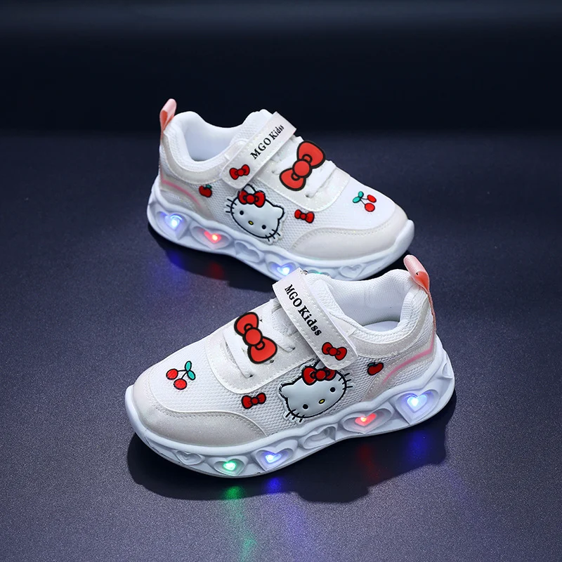 

Sanrio Spring Fall New Girls Kids Sneakers Girls hello kitty Casual Running Shoes Lightweight Breathable Toddler Shoes