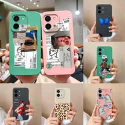 Case For Vivo Y28 4G 5G Luxury Personal Girl Liquid Shockproof Shell Anti-fall High Quality Phone Cover For Vivo Y28 Y 28 Funda