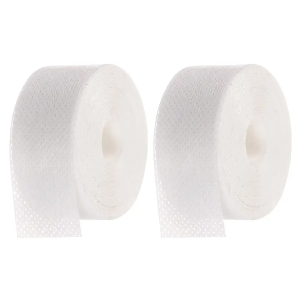 2 Rolls Collar Sweat Absorption Pads Professional Breathable Self-Adhesive Sweat Protectors Portable Hat and Clothing Liner Odor
