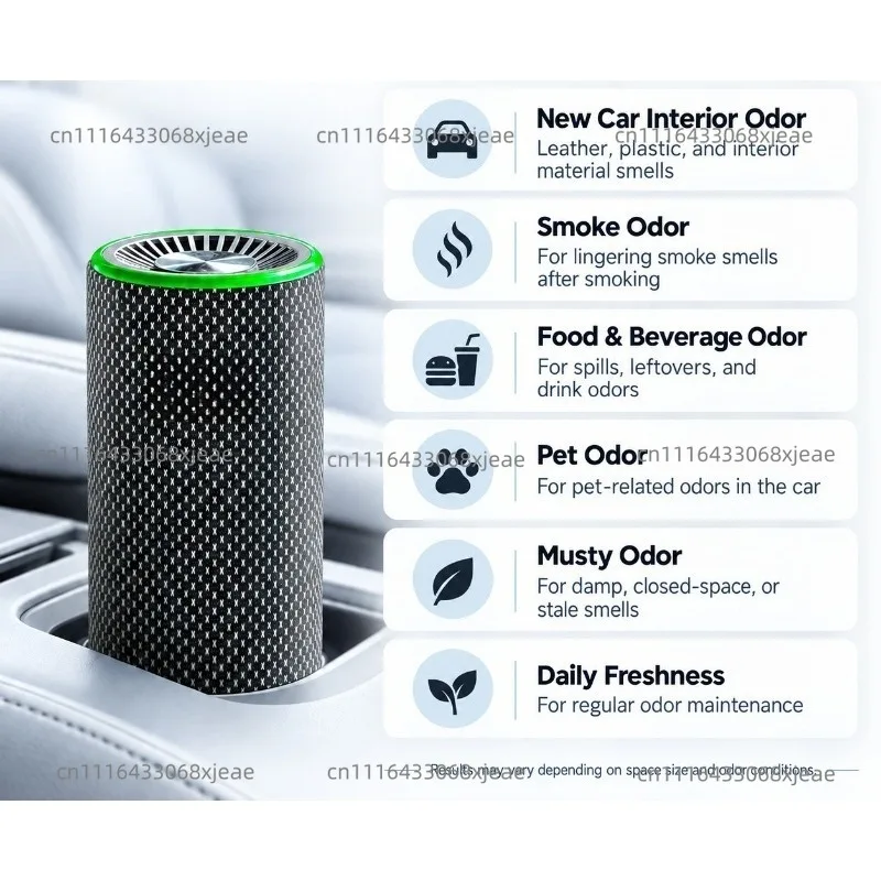 Car air purifier Car smoke deodorization photocatalyst