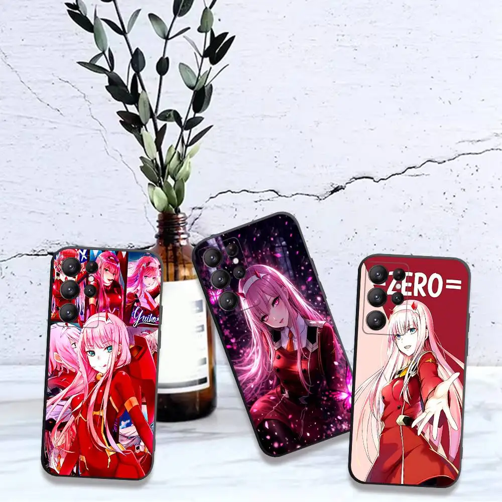 Zero Two Darling in the FranXX Anime Phone Case For Samsung S 24 fe 25 Ultra plus 20 lite 21 30 22 23 24 22 Ultra 5G Fundas