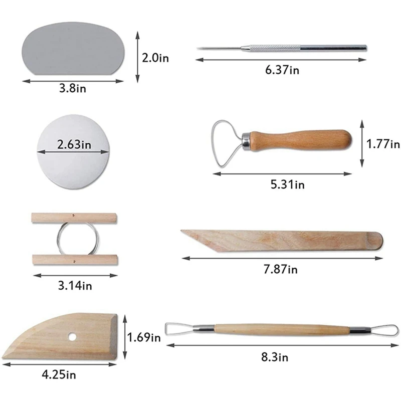 Máquina de rueda de cerámica, Kit de fabricación de cerámica USB con 12 herramientas de arcilla de cerámica de piezas, ruedas de cerámica eléctricas, Kits de bricolaje, 2 uds.