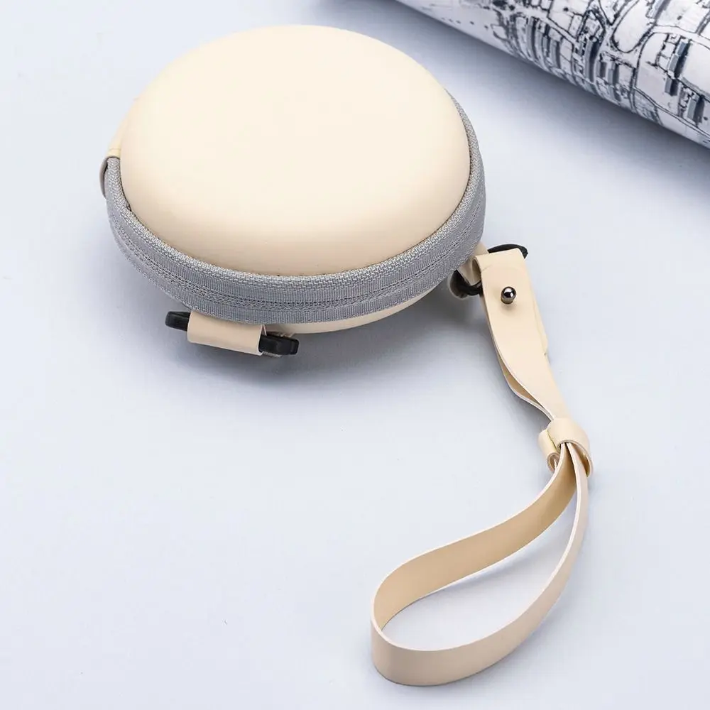 Eyeglasses Pouch Zipper Folding Glasses Case Round Fashion Foldable Sunglasses Storage Case Retro Travel