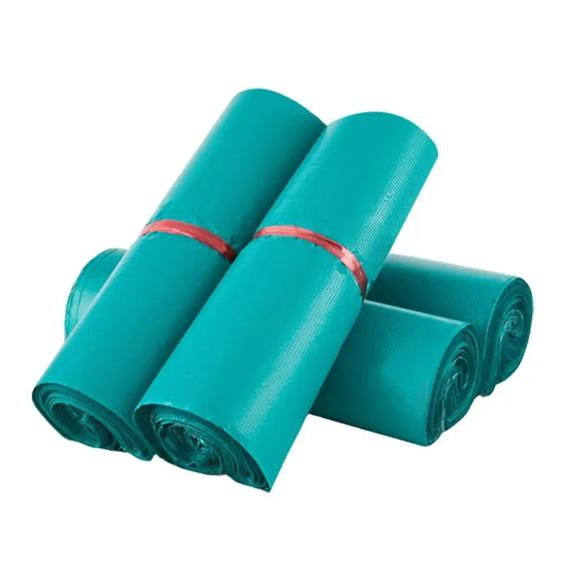 100Pcs Self-Seal Waterproof Green Poly Mailing Bags Thicken Plastic Envelopes for Clothing Small Business Packaging