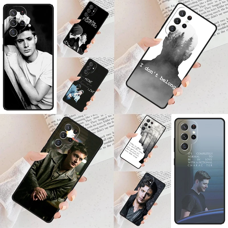 dean winchester supernatural Phone Case For Samsung Galaxy S24 S23 S22 S21 Ultra S10 Note 10 Pro S20 Plus FE S9 S8 Cover