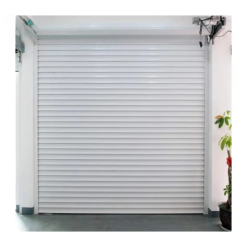 

Elevated commercial garage intelligent electric rolling shutter door electric rolling shutter garage door